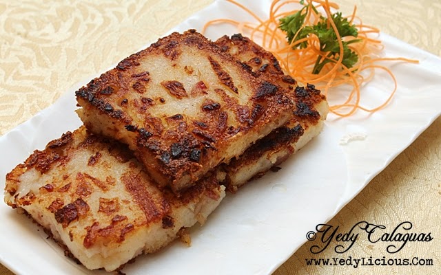 Crystal Jade Pan-fried Carrot Cake with Dried Shrimp & Preserved Meat
