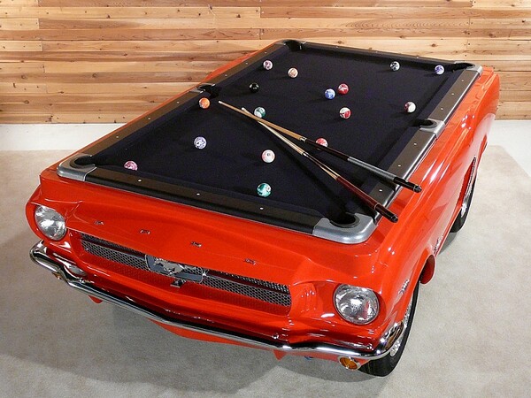 1965 Ford Mustang Pool table