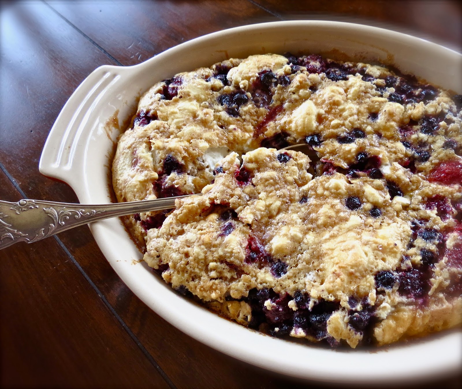 The Bee Cave Kitchen Gluten Free Wild Berry Clafoutis