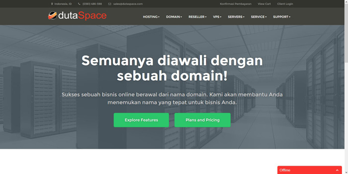 cara membeli domain dan hosting