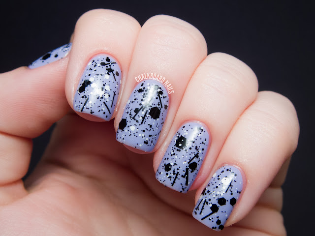 Chalkboard Nails: Hard Candy - Black Tie Optional