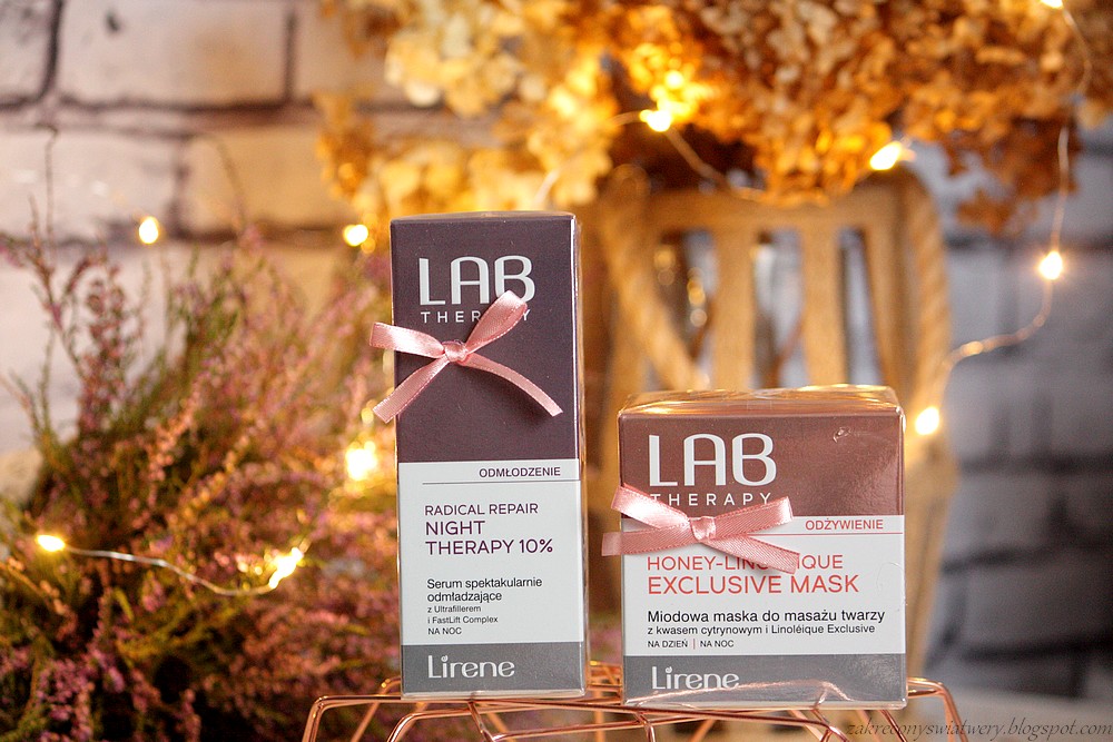 Lirene, Lab Thrapy, Miodowa maska i Serum spektakularnie odmładzające