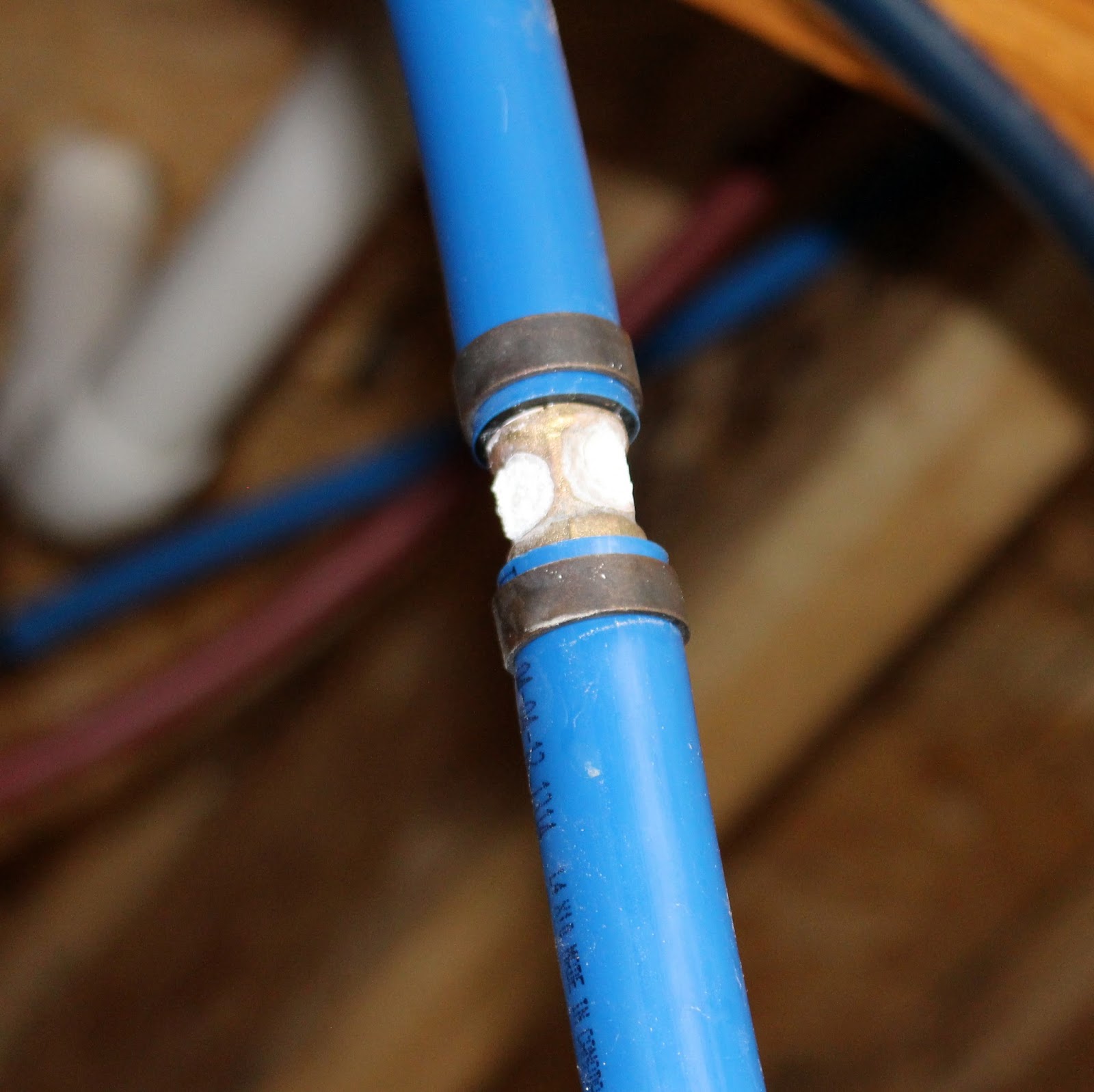 Stories from the Sewing Room PEX Plumbing Failure