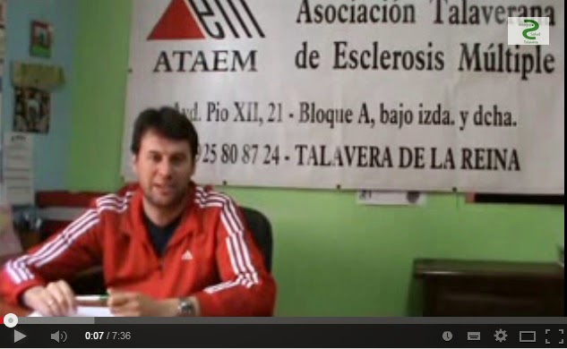 Jorge Monroy,Tesorero de la Asociación Talaverana de Escleroris Múltiple
