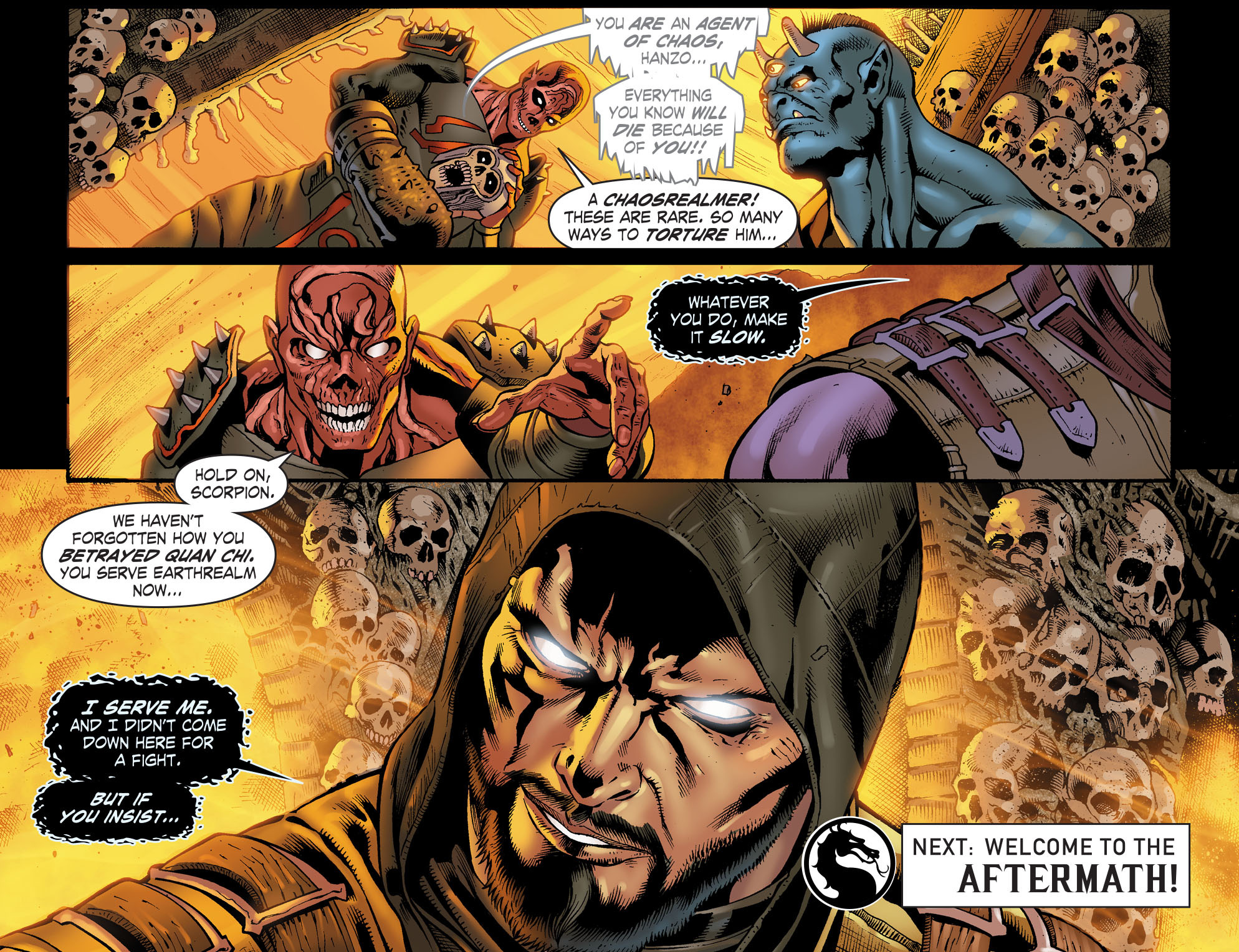 Read online Mortal Kombat X [I] comic -  Issue #33 - 23