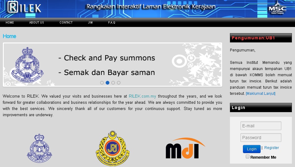 Saman online polis check cara Semakan Saman