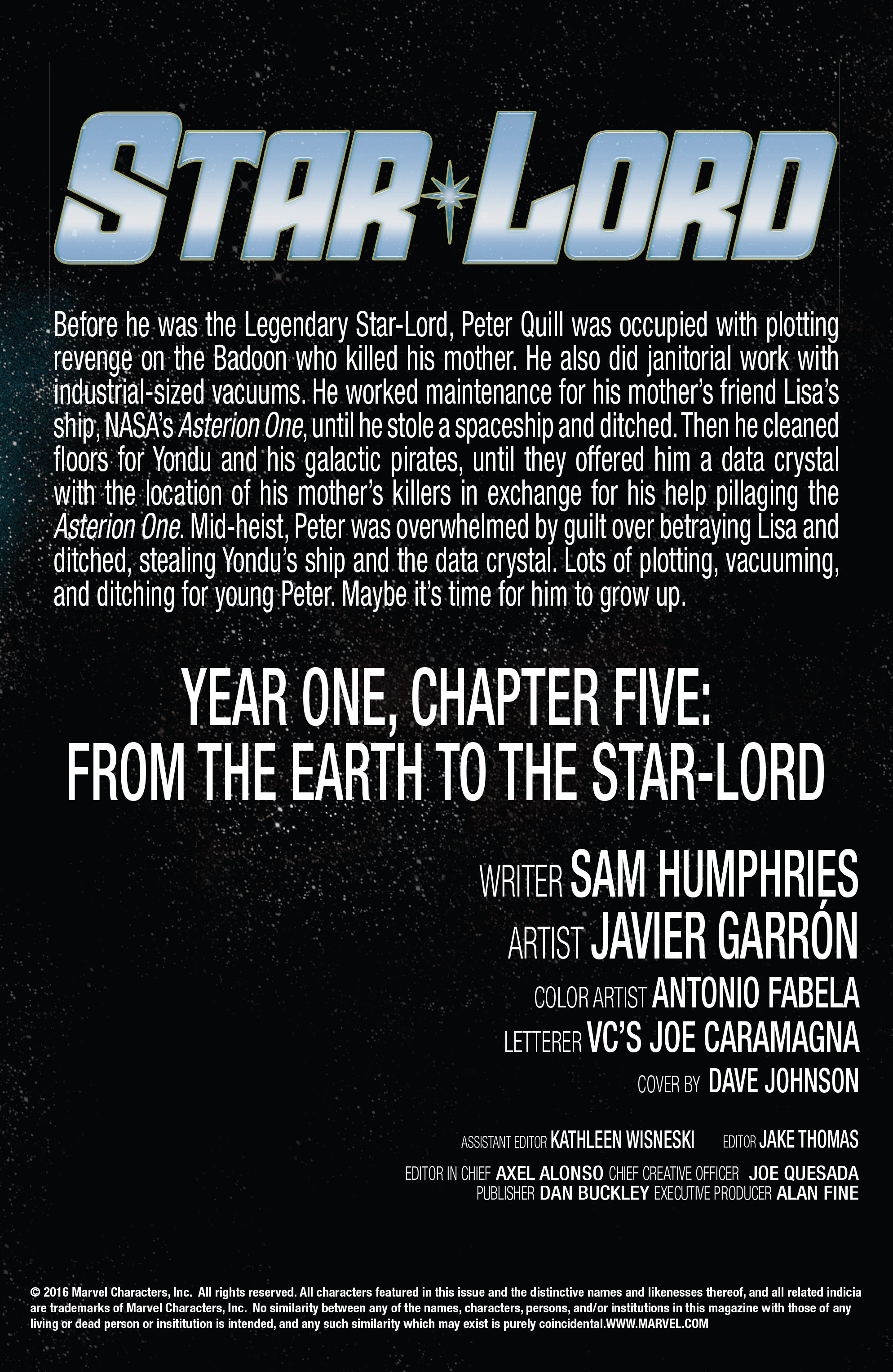 Read online Star-Lord (2016) comic -  Issue #5 - 2