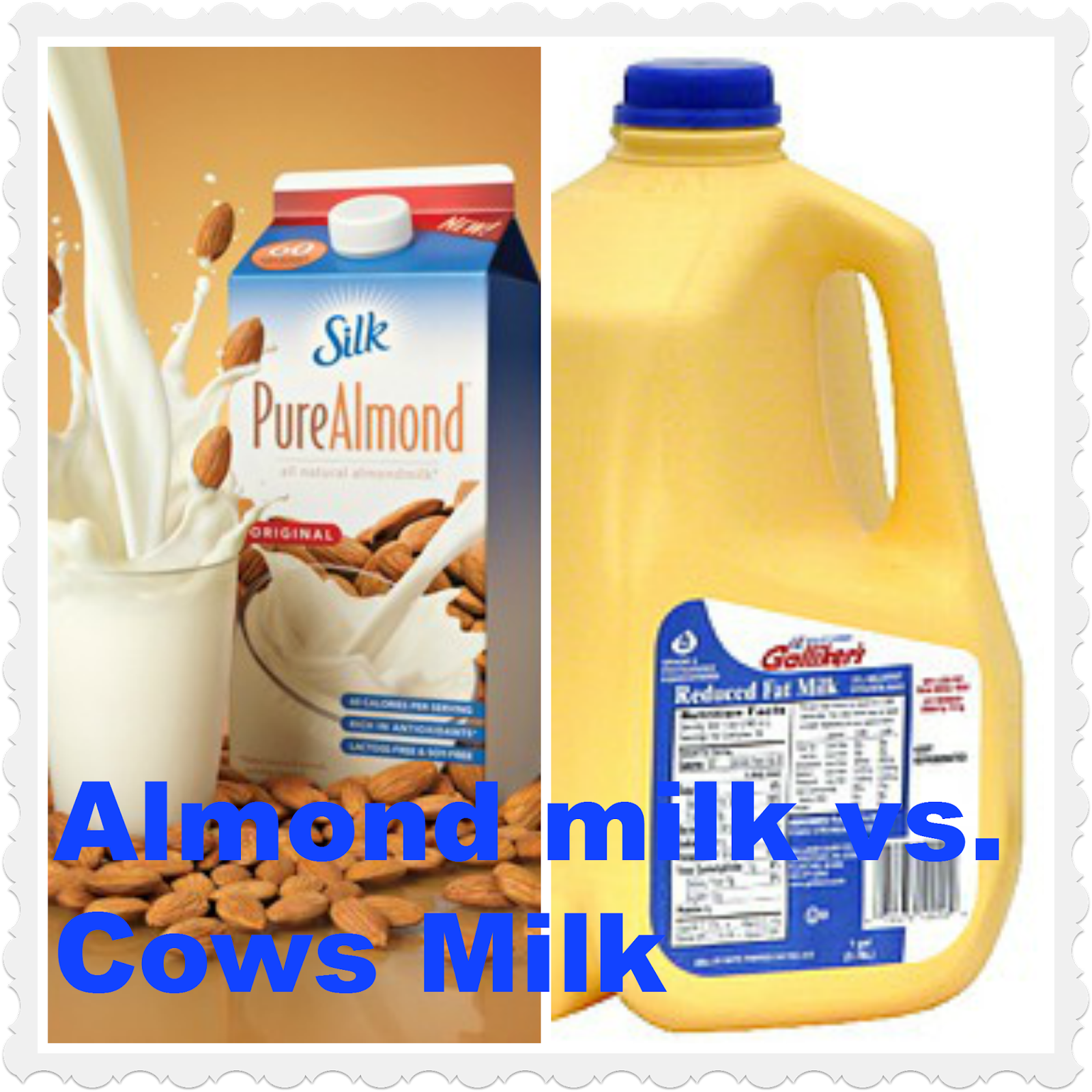 Clean Eating Meets Country Girl Almond milk vs. Cow's milk
