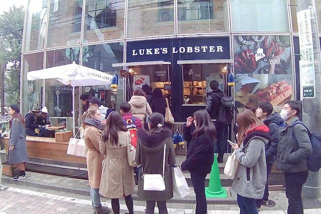 Luke's Lobster in Shibuya, Japan