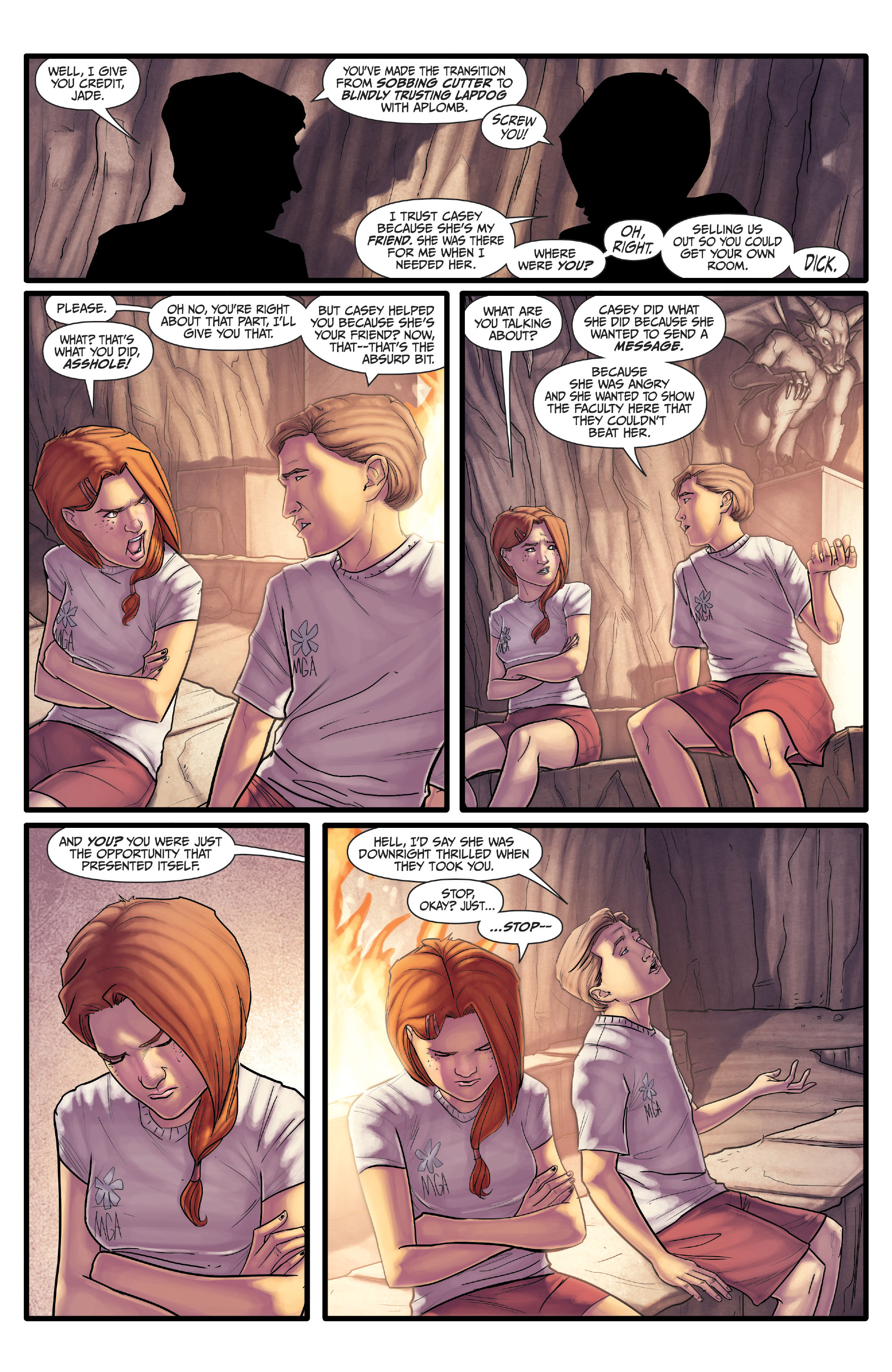 Read online Morning Glories comic -  Issue #17 - 11