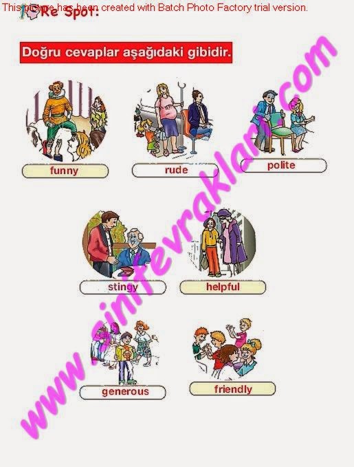 8.SINIF İNGİLİZCE MEB YAYINLARI DERS KİTABI CEVAPLARI SAYFA 12 - Ders