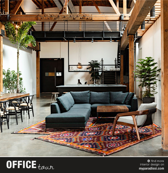 The offices of Joint Editorial by Jessica Helgerson Interior Design. Photo by Lincoln Barbour.