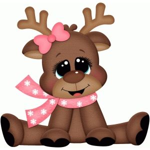 Dibujos A Color Imagenes De Renos Navidenos