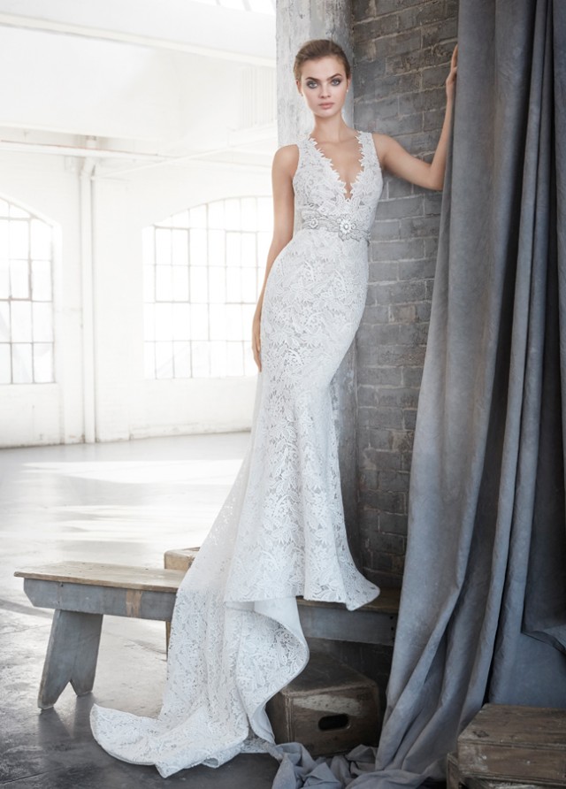 lindos vestidos de novias | colección lázaro 2016 | somos novias