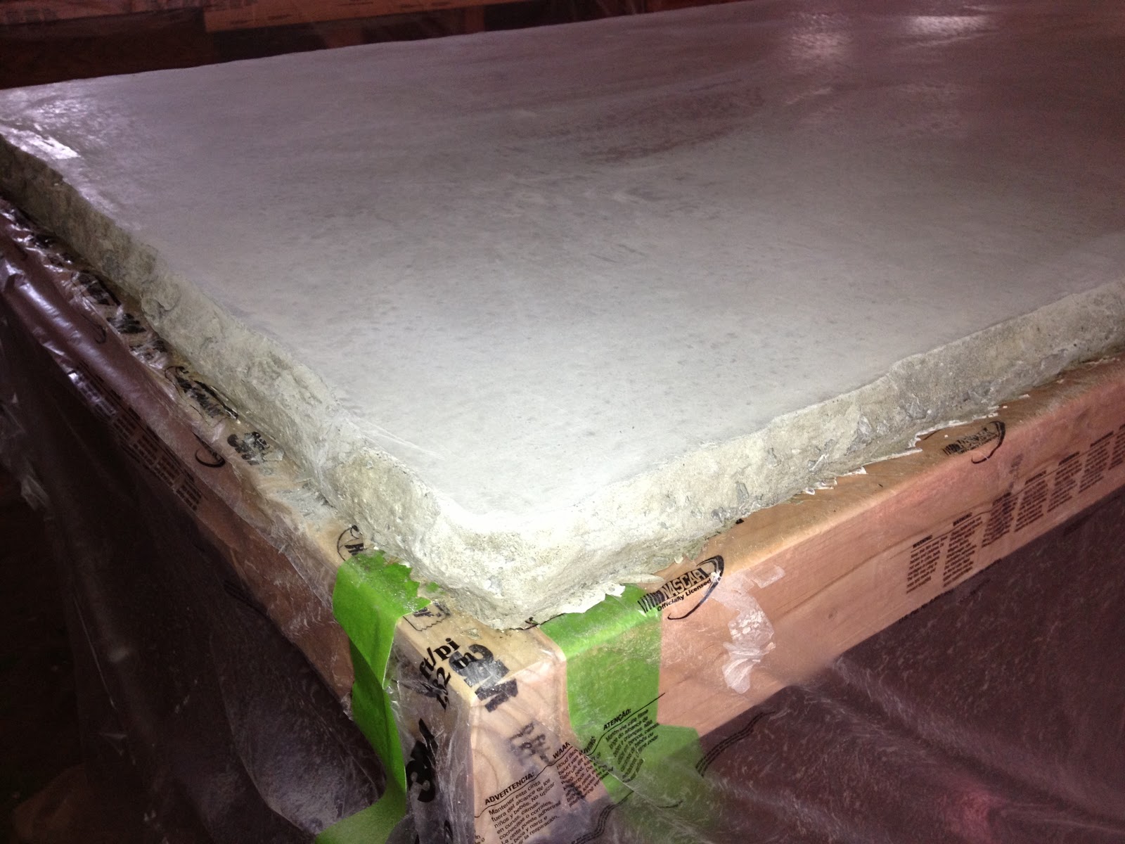A Building We Shall Go The Adventures In Concrete Countertops Check Out That Chiseled Edge