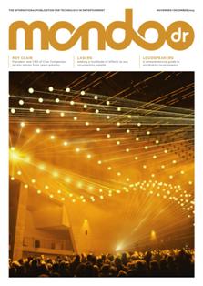 mondo*dr magazine 26-01 - November & December 2015 | ISSN 1476-4067 | TRUE PDF | Bimestrale | Professionisti | Progettazione | Audio | Illuminazione | Tecnologia
We are the global trade publication for technology in entertainment, with a particular focus on fixed installations including: casinos, cinemas, nightclubs, sports stadia and theatres...
mondo*dr magazine, first published in 1990, is targeted at the distributor, dealer and installer of lighting, sound and video equipment across all aspects of the increasingly hybrid entertainment installation market. It is published in two versions - European (translated into French, German, Spanish and Italian) and Asian/Pacific (Chinese, Arabic and Russian) and contains superb international coverage of venues, companies, industry shows and product.
The global coverage of mondo*dr magazine is unrivalled and allows you access to all major decision makers in their respective countries. With a circulation of over 13,000, mondo*dr magazine is mailed to over 120 countries. In addition, the circulation is backed up by our attendance or participation at every major trade show in the world.