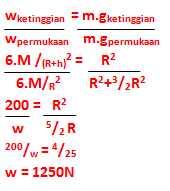 Gravitasi Newton Pembahahasan Soal Fisika