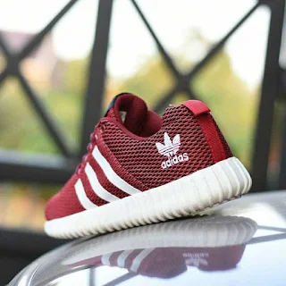 Sepatu Sport Adidas Yeezy Boost Merah [AYB-007]