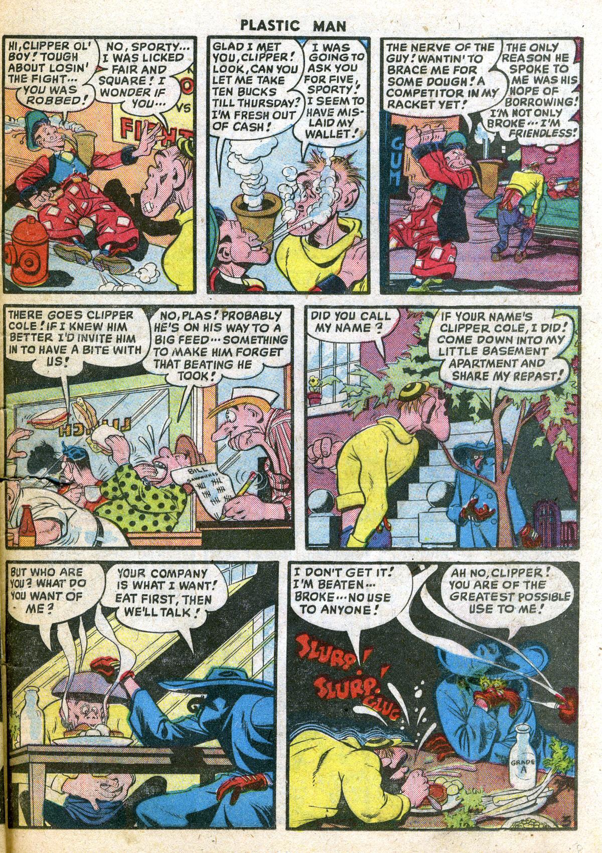 Read online Plastic Man (1943) comic -  Issue #19 - 25