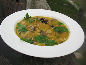 mushroom thai soup