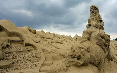 Escultura de arena