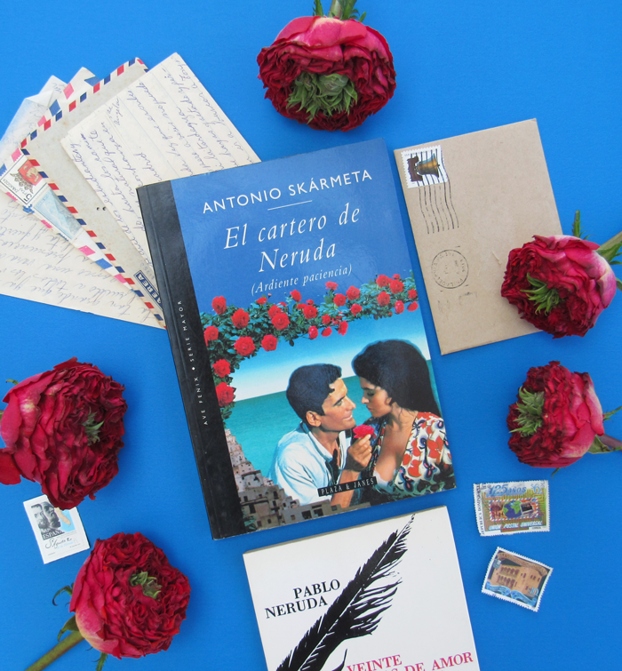 7 Consejos Para Comenzar y Mantener Un Club de Lectura Exitoso-La Lilú El Cartero de Neruda, Il Postino, The Postman, Antonio Skármeta, cartas, rosas, libros
