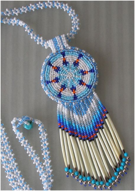 beaded+quillwork+necklace