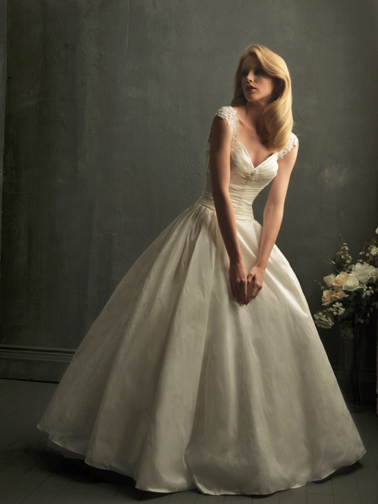 WEDDING DRESS BUSINESS: Wedding Dress With V-neck