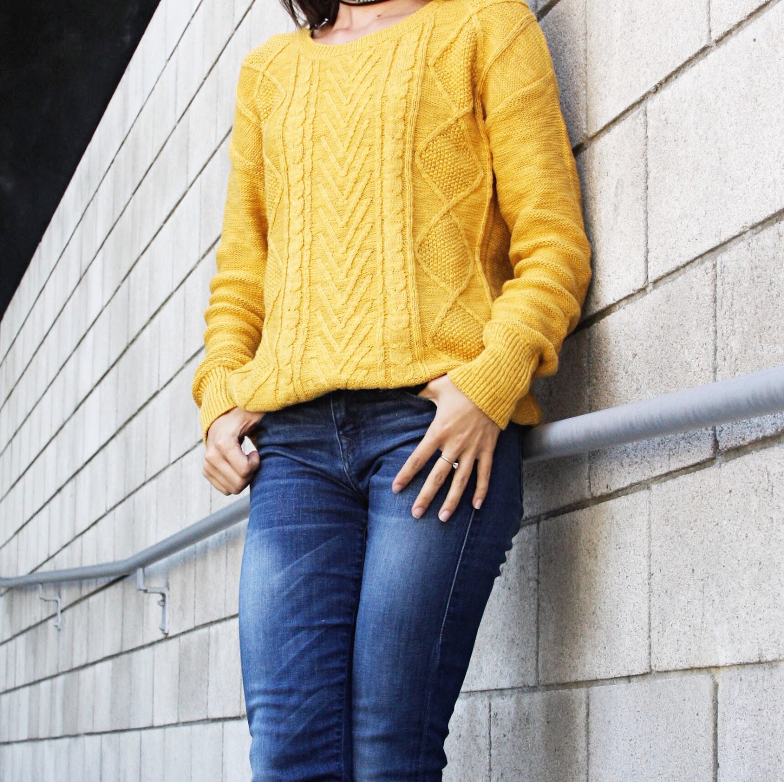 Matching with Mustard Yellow Mom Jeans & Mimosas