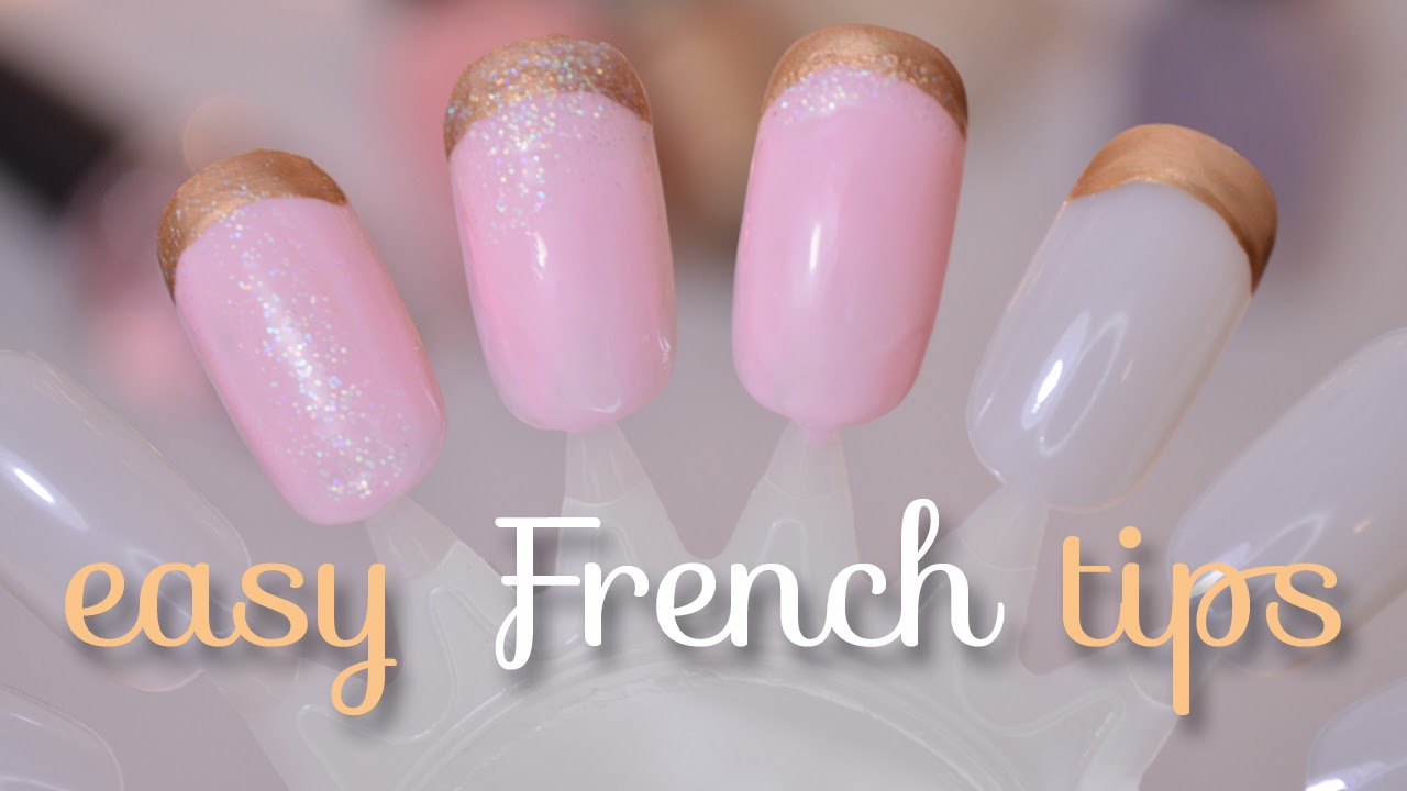 A Beauty Moment: DIY EASY FRENCH TIPS | CUTE SPRING TIME NAILS