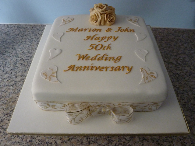  Wedding  Cakes  Amazing 50th Wedding  Anniversary  Cakes  Ideas 