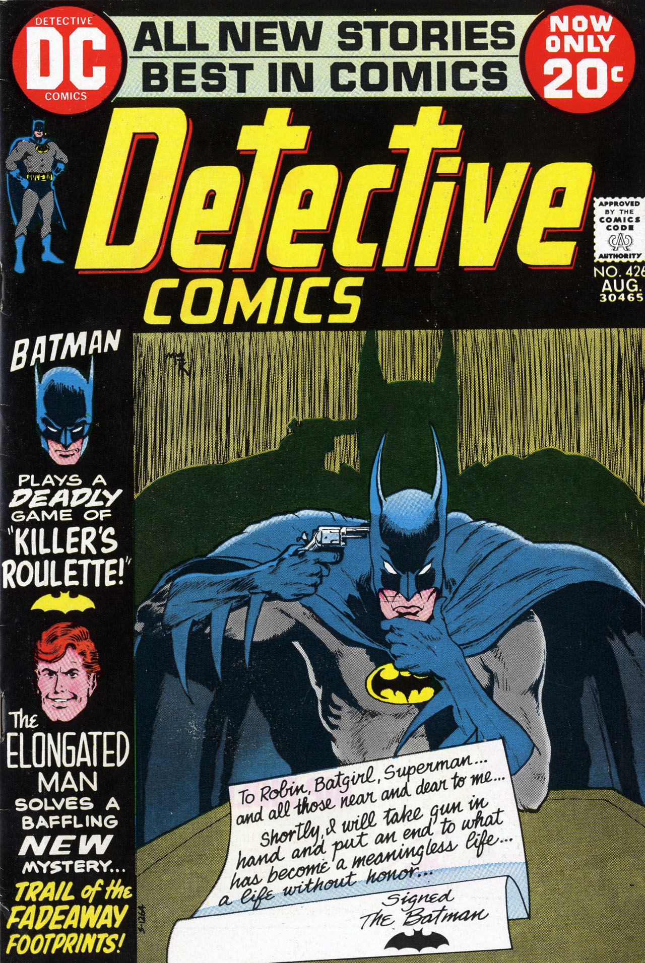 Read online Detective Comics (1937) comic -  Issue #426 - 1