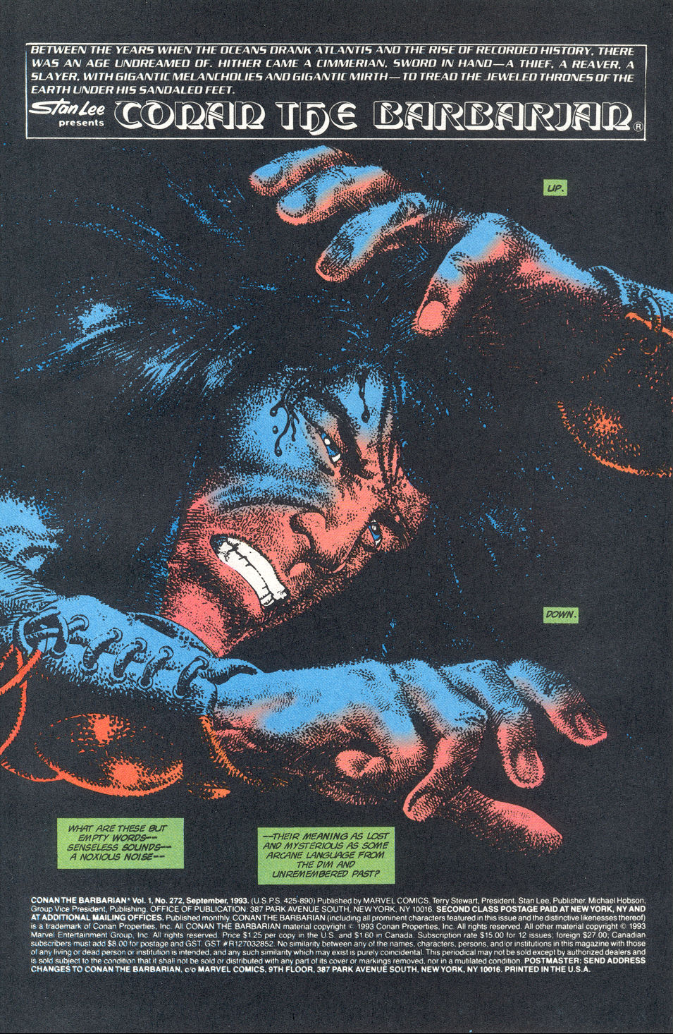 Read online Conan the Barbarian (1970) comic -  Issue #272 - 2