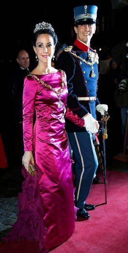 Queen Margrethe, Crown Prince Frederik, Crown Princess Mary, Prince Joachim and Princess Marie hosted New Year’s reception