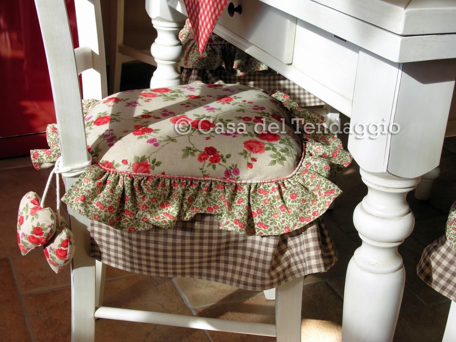 Copricucina coprifornelli cuscino cucina shabby country