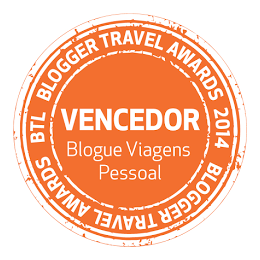 Vencedor Blogger Travel Awards 2014