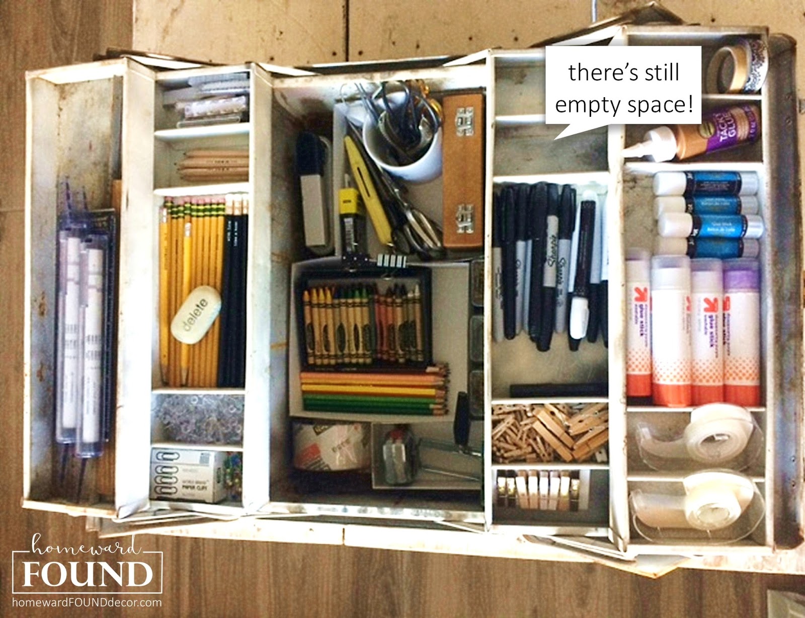 How a Toolbox Helped Me Get Organized! homewardFOUND decor