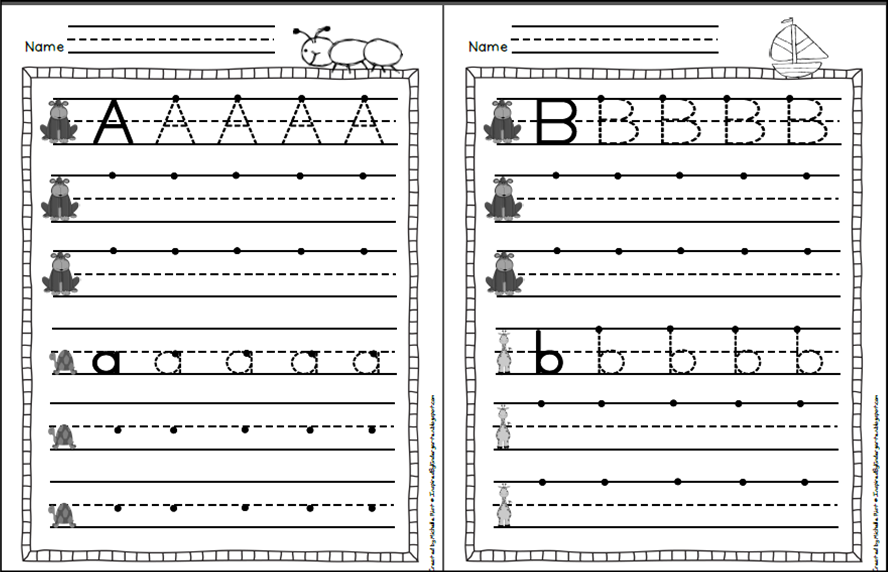 Inspired by Kindergarten Handwriting Zoo Addition