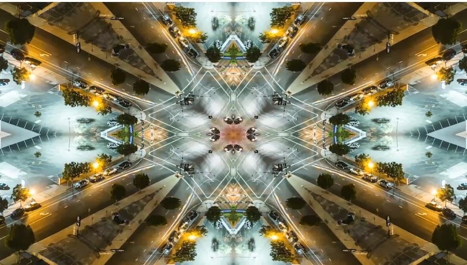 nevertheless Mirror City Time Lapse, an abstracted video of US cities