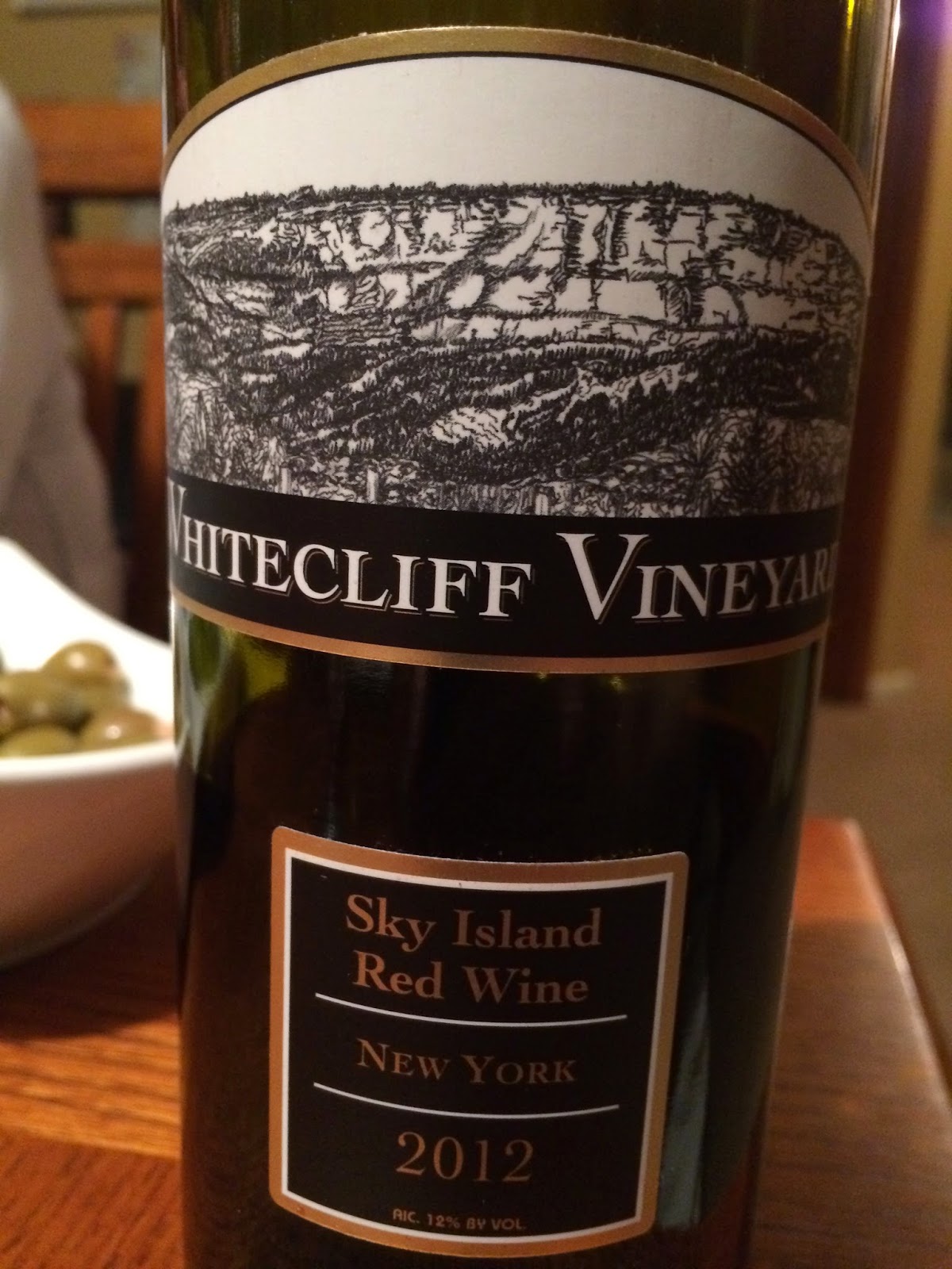 East Coast Wineries Whitecliff Vineyard Sky Island Red Wine 2012