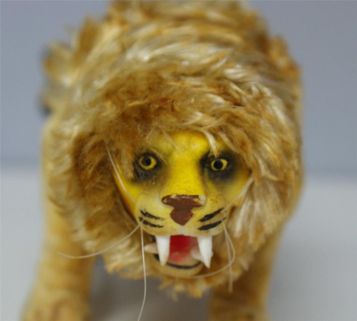 VINTAGE MARX WINDUP MECHANICAL LION WITH ORIGINAL BOX Gold Crafters
