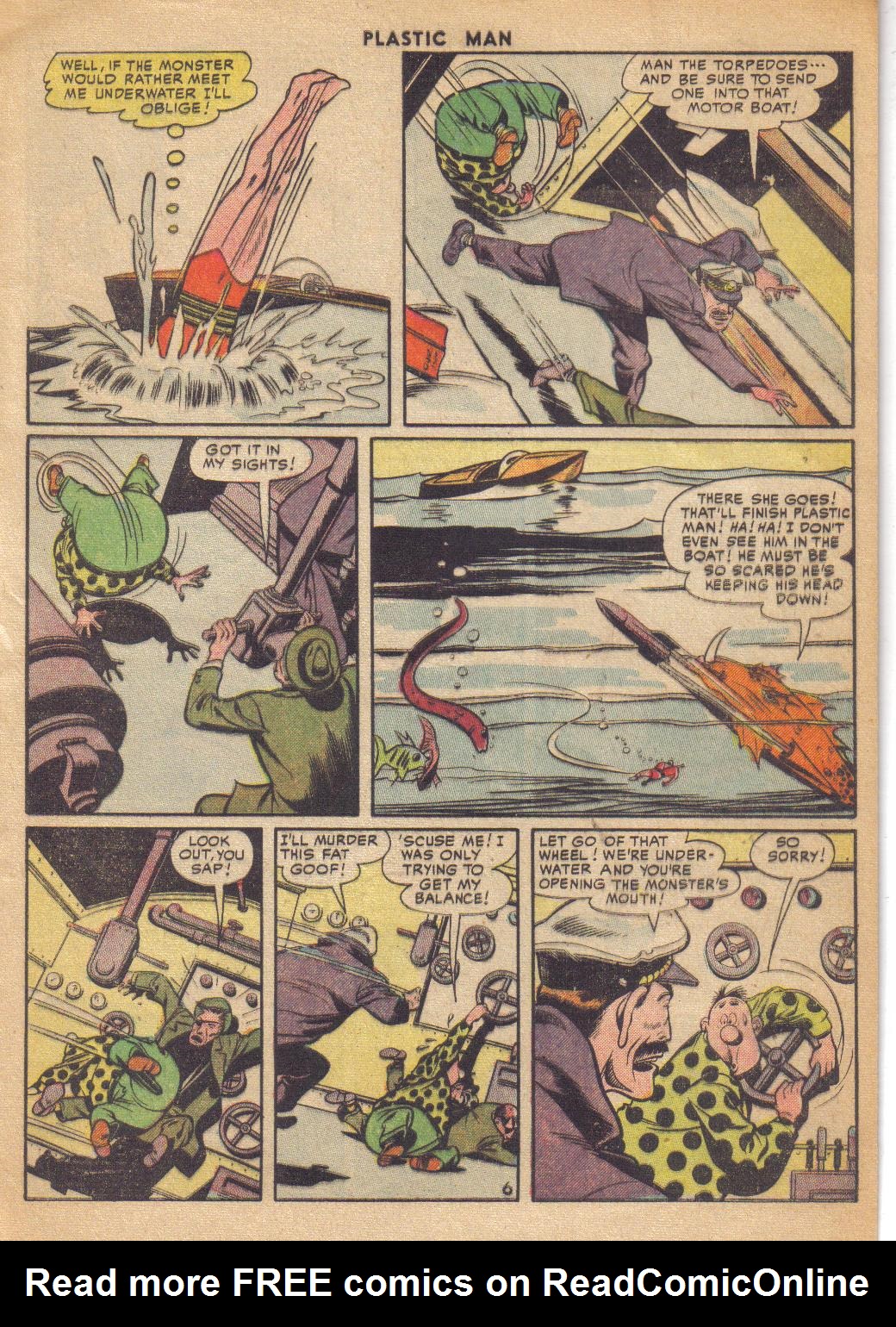 Read online Plastic Man (1943) comic -  Issue #50 - 31