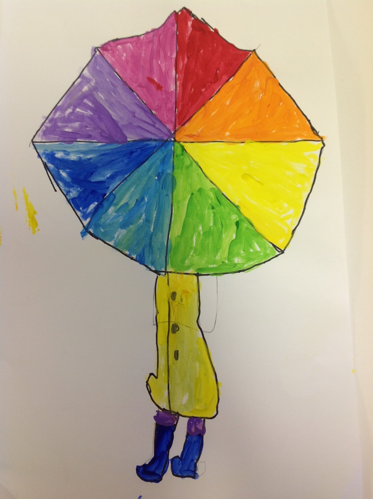 Color It Like you MEAN it!: Color Wheel Umbrellas