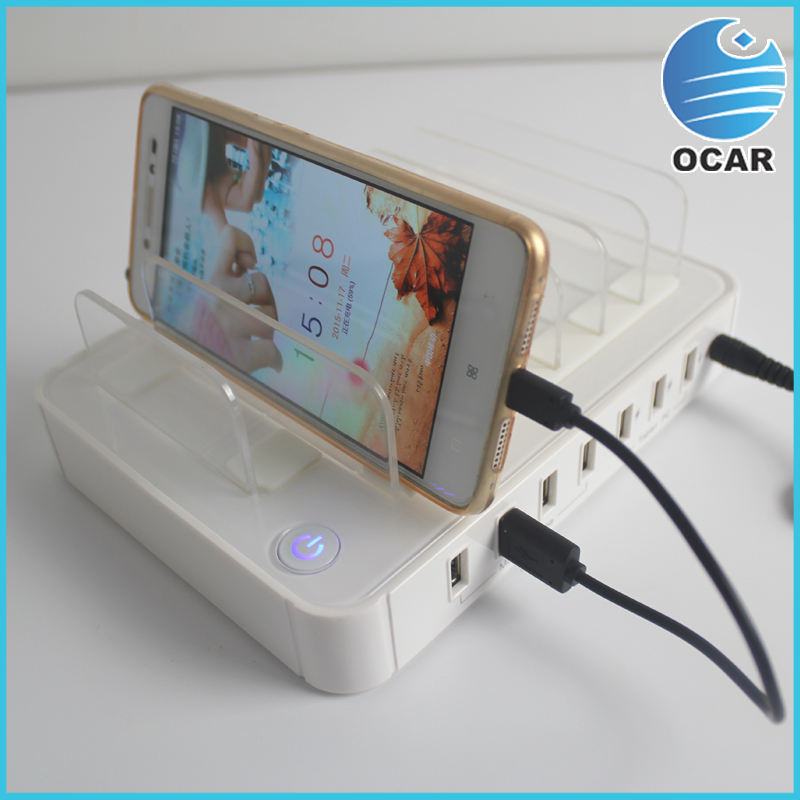 2016 new technology 66.5W Multi 7 port USB Charger mobile phone charging station for public place