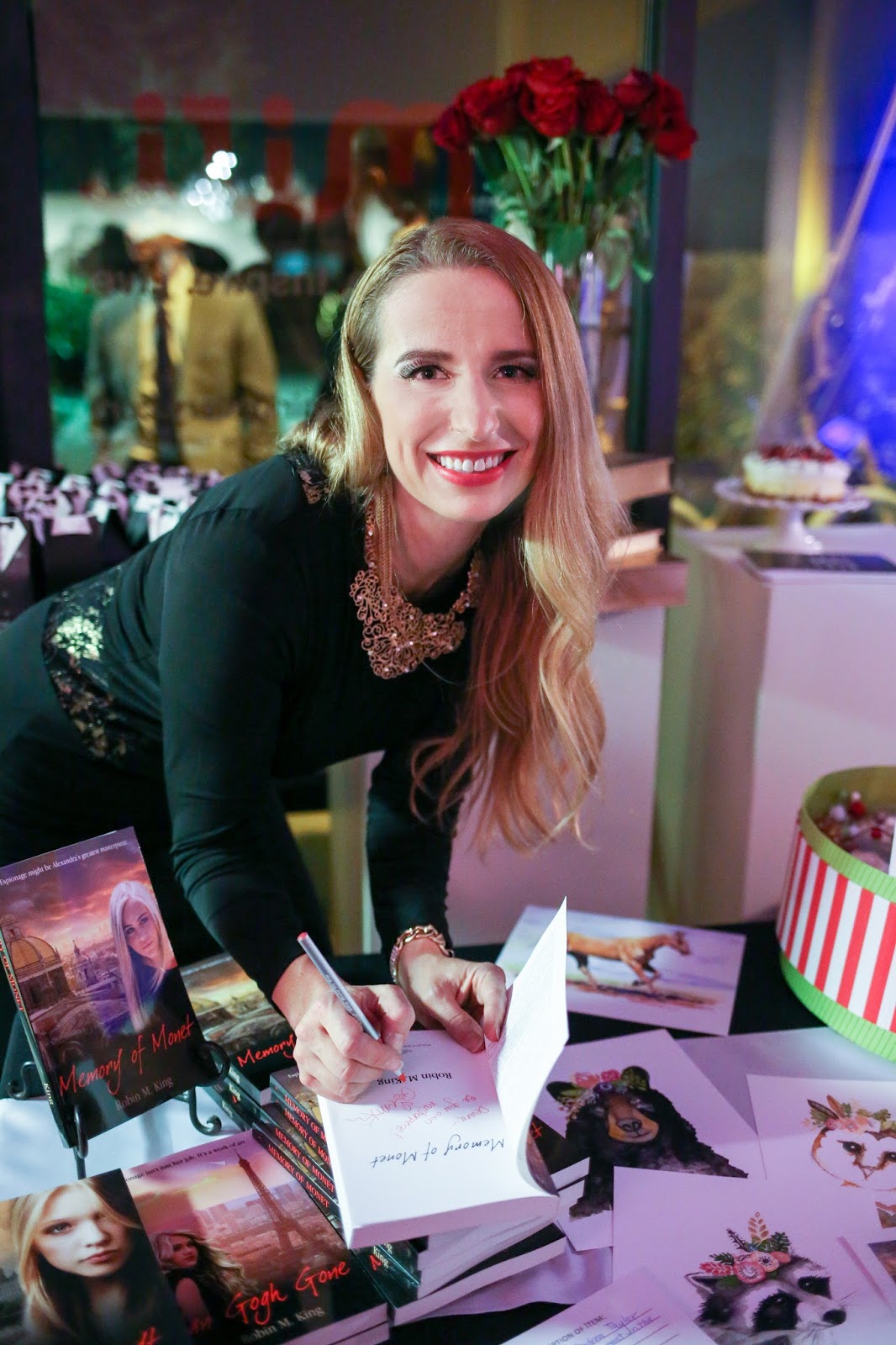 Author Robin King, Blog A Book Launch Gala for Memory of by