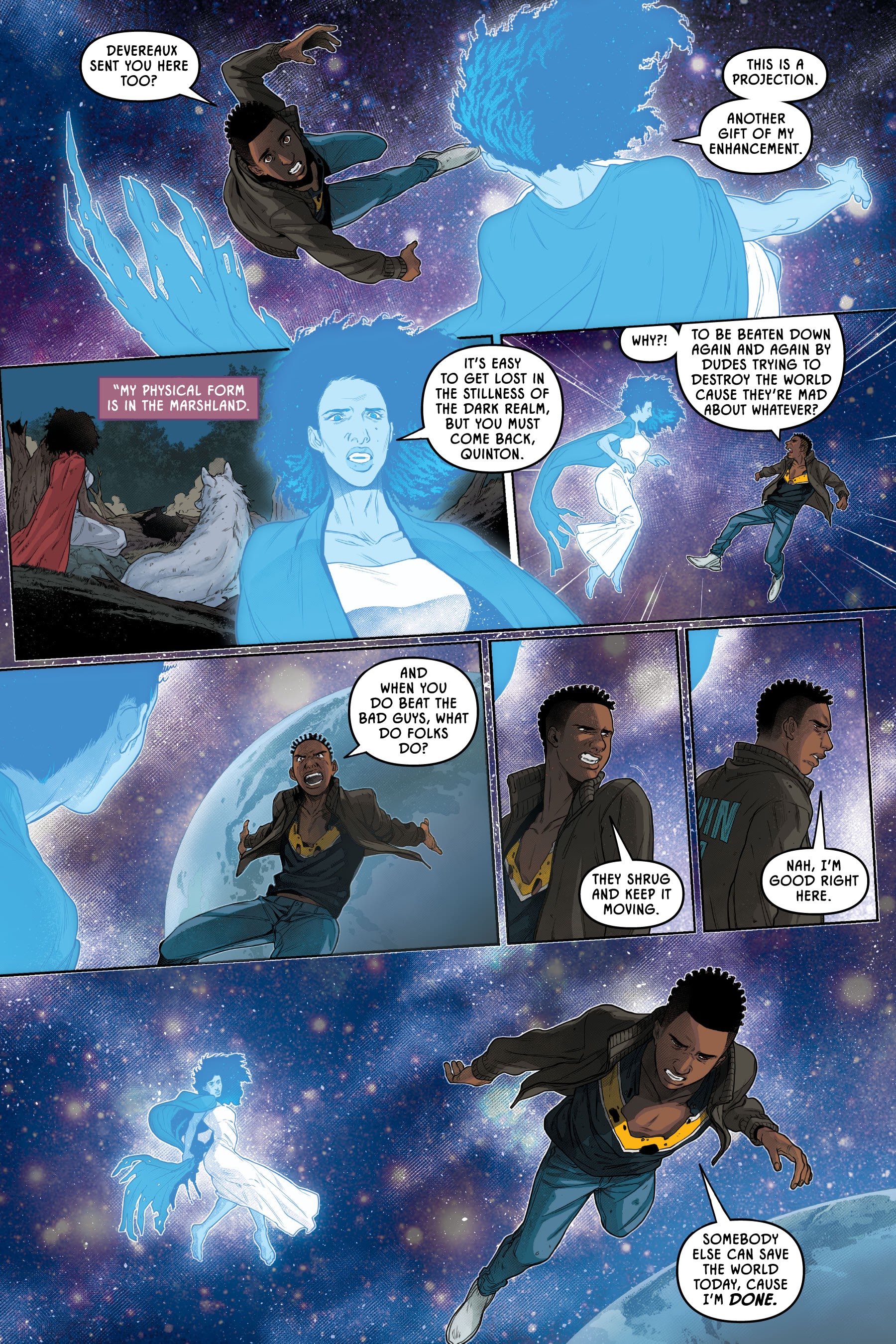 Read online Quincredible: The Hero Within comic -  Issue # TPB - 109