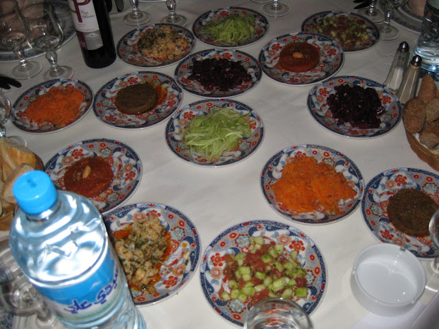 Casablanca - marokkanisches landestypisches Abendessen, Vorspeisen