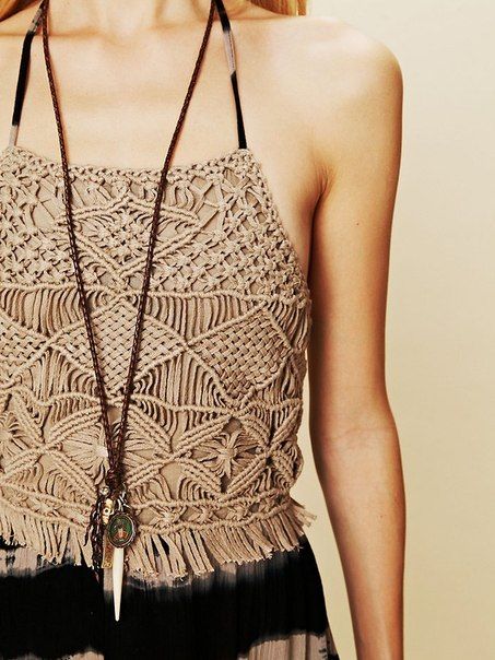 Neverending Macrame Possibilities: Macrame Tops