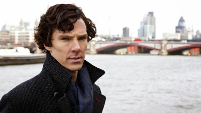Benedict Cumberbatch as Sherlock Holmes in BBC Sherlock The Great Game