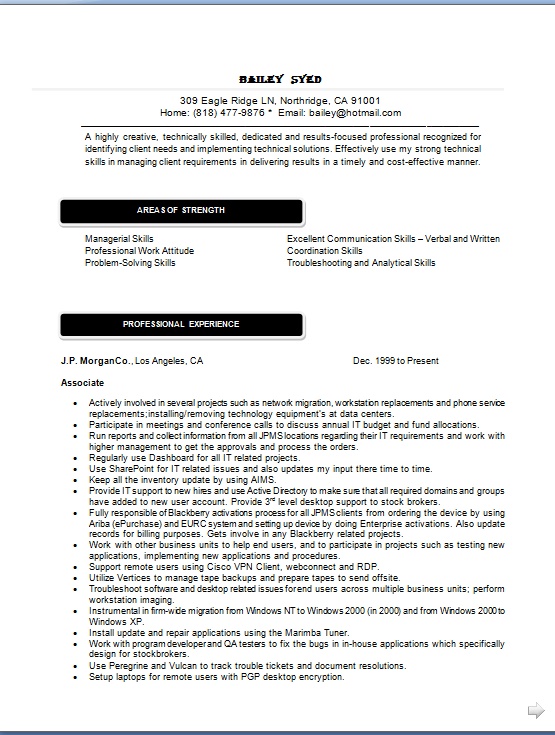 desktop support specialist resume samples in word format desktop support specialist resumes